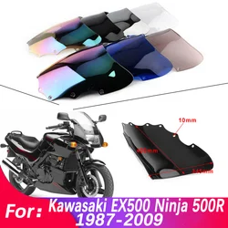 Windshield For Kawasaki EX500 EX 500 Ninja 500R 1987-2009 Double Bubble WindScreen Motorcycle Accessories Fairing Deflector