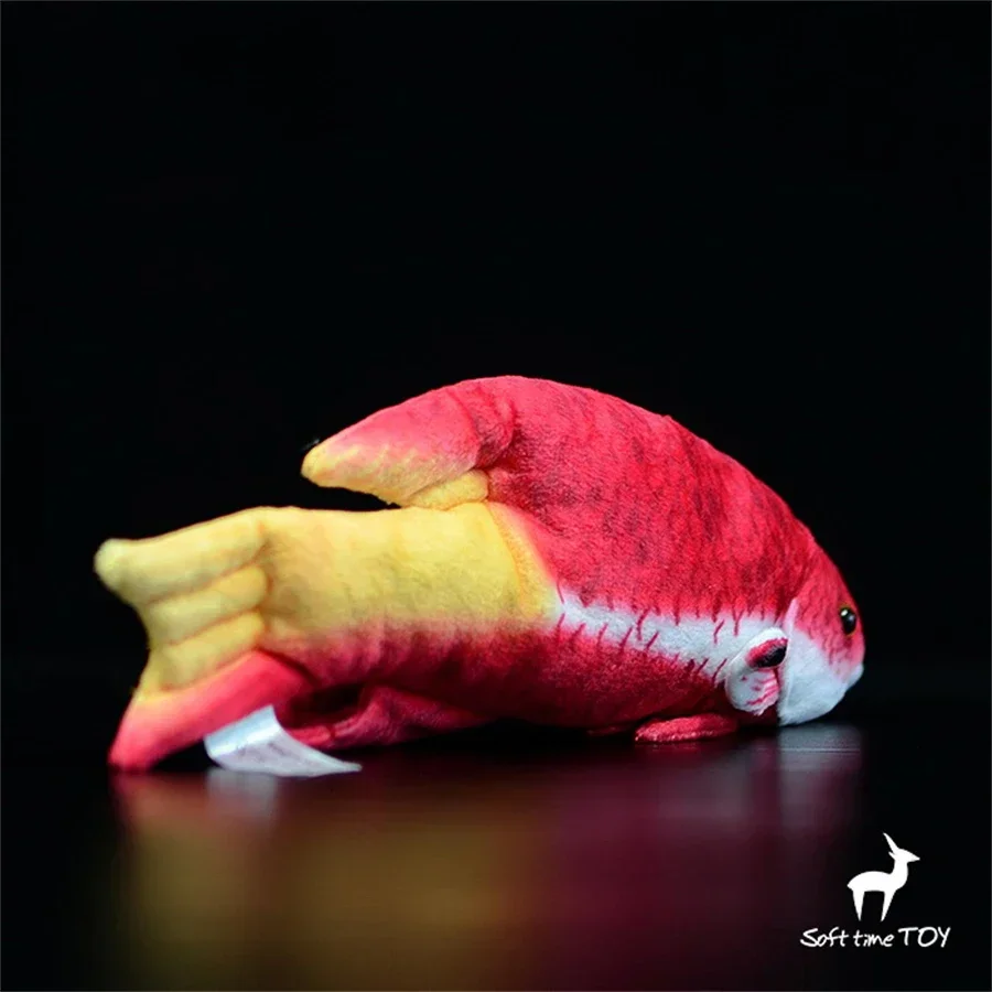 Cuban Arowana Plushie Realistic Dragon Fish Plush Toy Lifelike Arowana Stuffed Animal Simulation Doll Kawaii Toy Gifts