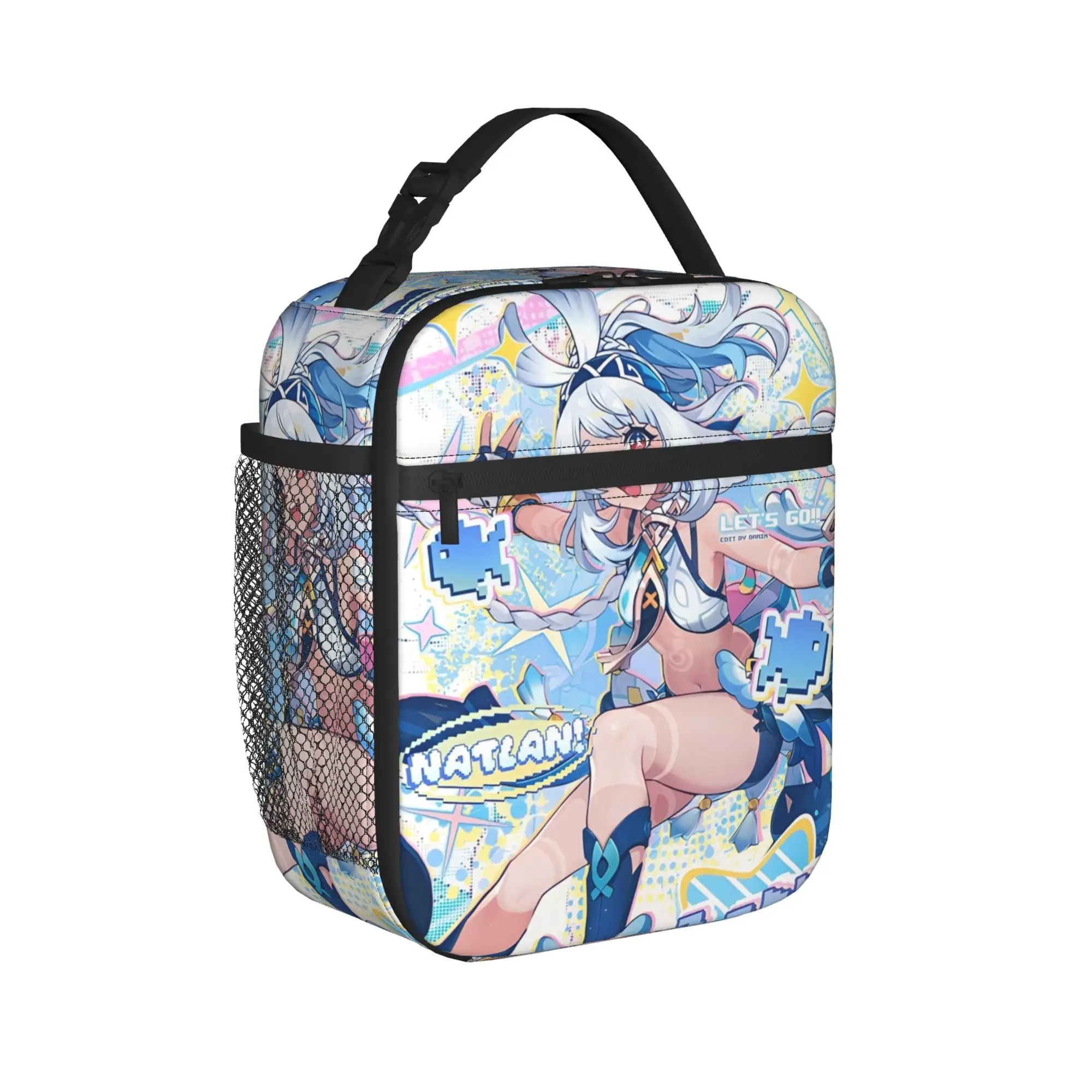 genshin impact game Product Insulated Lunch Bag For School  Food Container Portable Cooler Thermal Lunch Box