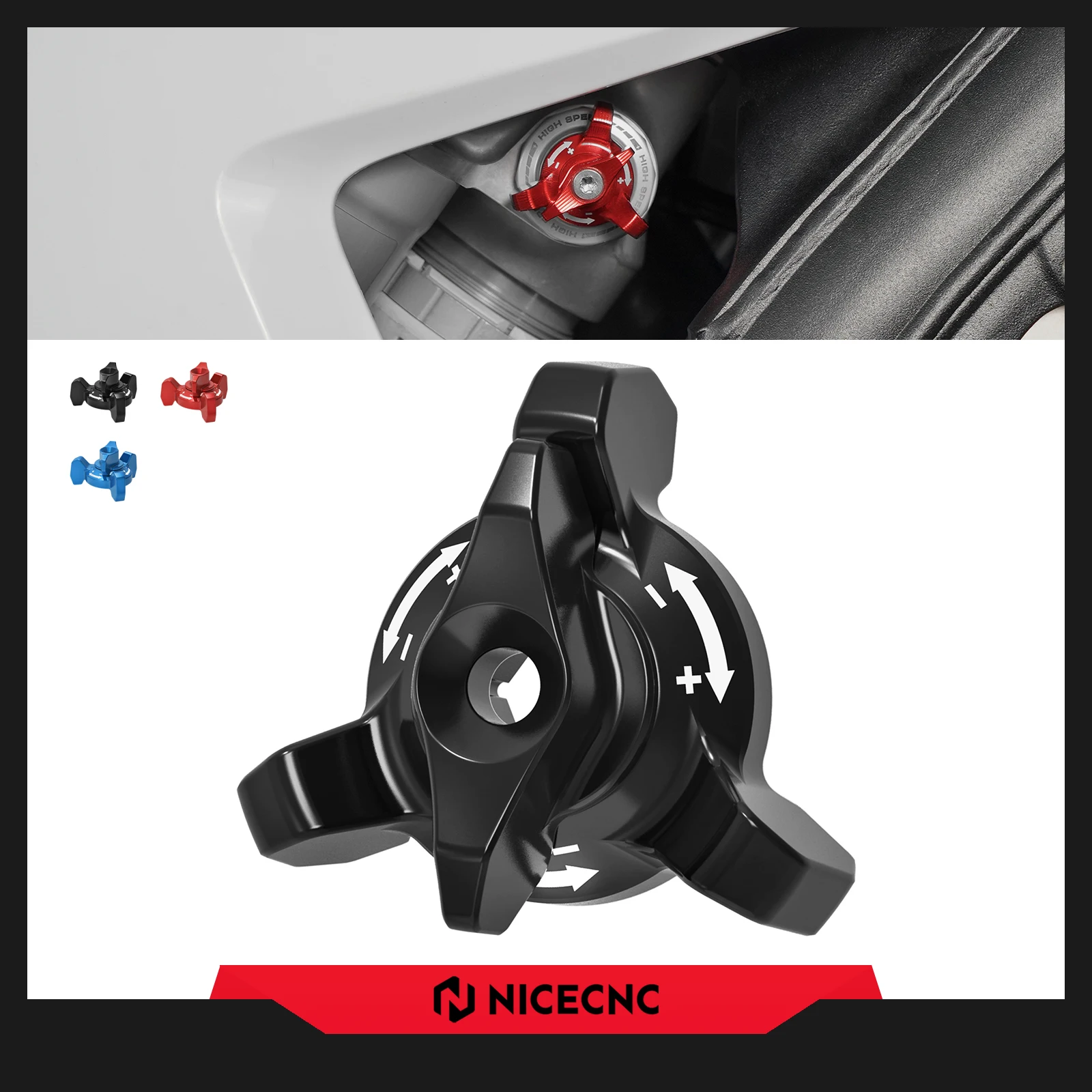 

For 2025 2024 GasGas EC300 EC 300 250 250F 350F Rear Shock Absorber Adjuster EX 250 300 250F MC 125 250 250F 350F 450F EW500F