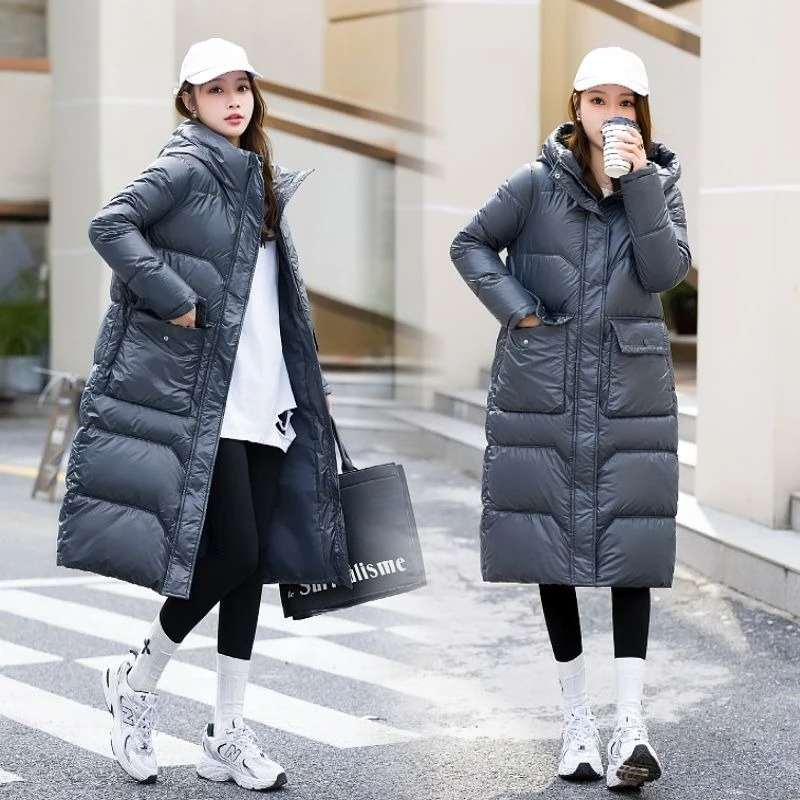 معطف شتوي طويل من القطن المنتفخ للنساء 2025 وصل حديثًا سترة معزولة سميكة عصرية بتصميم عصري #6