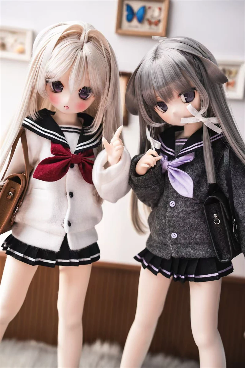 

BJD doll clothes suitable for 1/4 size runaway Cute Qingkong Diary clothes set doll accessories (3 points)