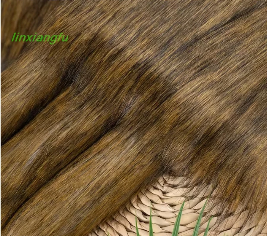 5 سنتيمتر مصبوغ تلميح تقليد الذئب الفراء تقليد الثعلب الفراء أفخم النسيج ، بدلة الحيوان تقليد الفراء ، الملابس الفراء طوق الأصفاد ، اليدوية.
