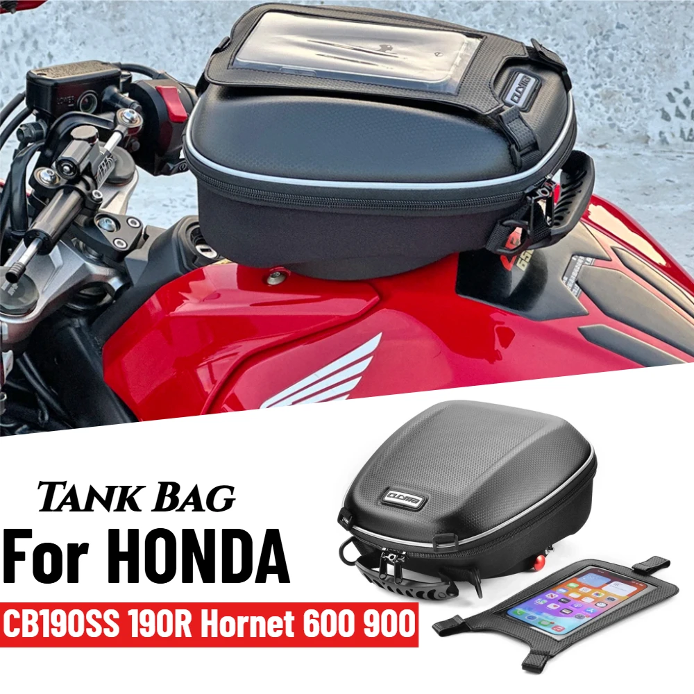 Tank Bag For HONDA CB190SS 190R Hornet 600 900 NT700 XL700V VFR750 Crosstourer 1200 Motorcycle Luggag Fuel Waterproof Quick Lock