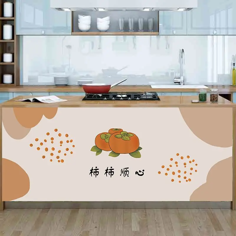 VIKAMA Cabinet Divider Curtain No Drill Dustproof Cover for Kitchen Cupboard Storage Shelf Closet Decor