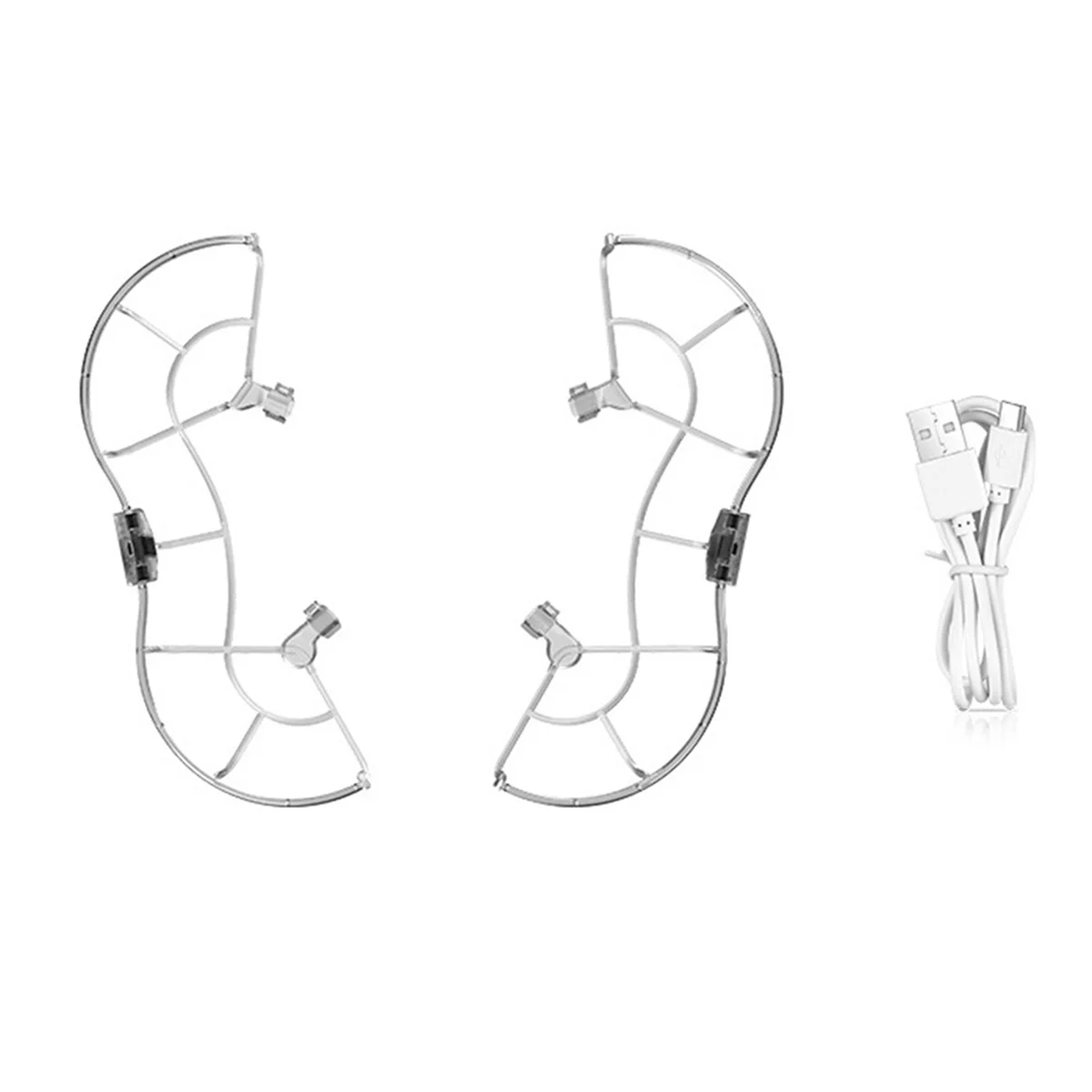 شفرة الحرس للطائرة بدون طيار Mini3/3Pro مضيئة مجداف حامي متعدد الوظائف مريحة الوفير الدائري التبعي