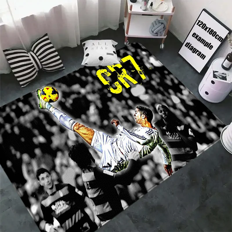 Doormat Cristiano Ronaldo CR7 Non-slip Halllway Welcome Mat Bedside Carpet Kitchen Floor Foot Mat Room Decor Bath Car Boot Rugs