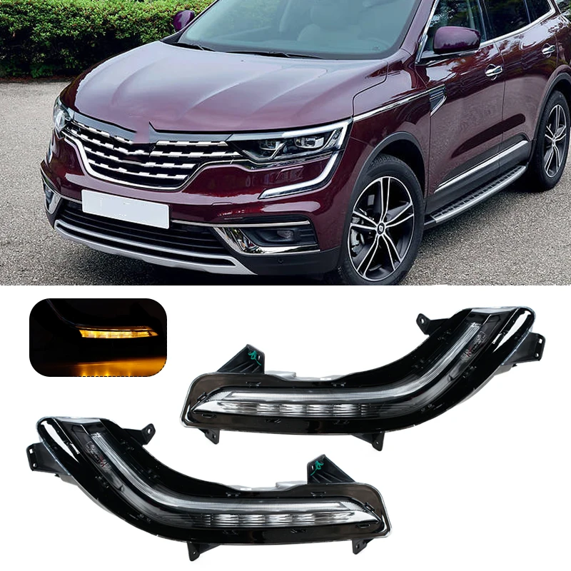 

LED Front Daytime Running Light Turn Signal Light Car Accessories For Renault Koleos 2 2017-2023 266003583R 266050046R