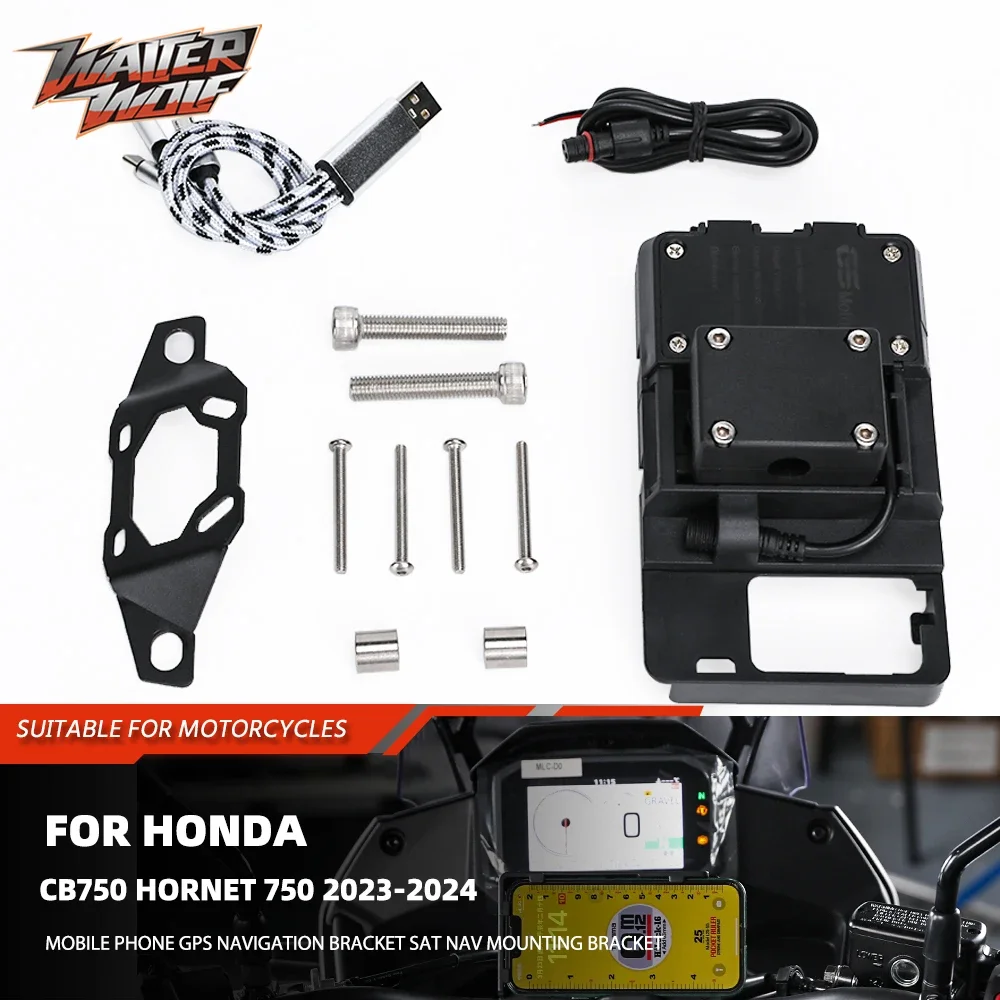 

2024 CB750 Motorycle Mobile Phone Holder Bracket For Honda CB 750 Hornet 750 Cellphone GPS Navigation Sat Nav Mounting Support