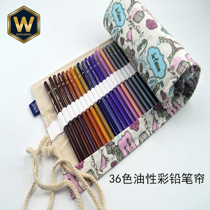 For Niani Oil-Based Colored Pencils 24/36/48/72/100 Colors Professional Drawing Sketching Kit For Beginners Art Supplies