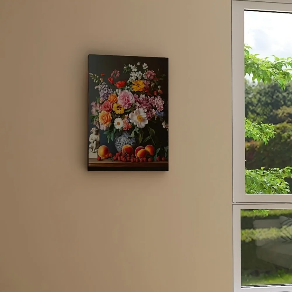 

A bouquet of flowers that can be used as living room and office decoration, framed and hung, suitable for interior decoration