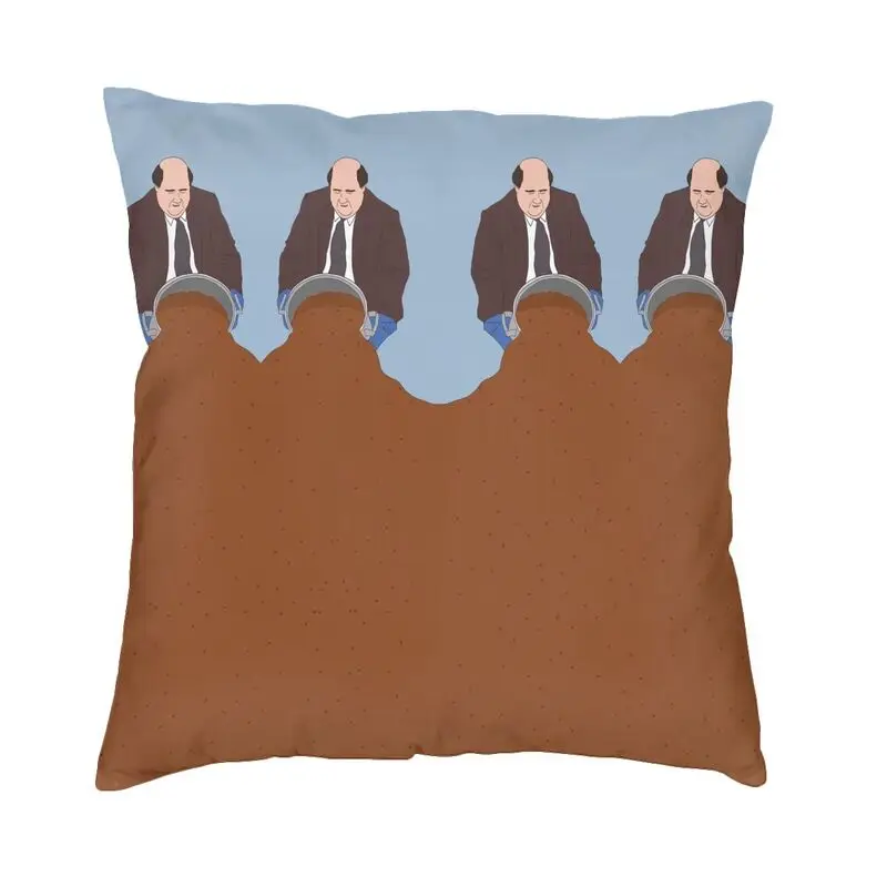 Kevin's Famous Chili Cushion Covers The Office TV Soft Velvet Luxury Pillows Case for Car Sofa