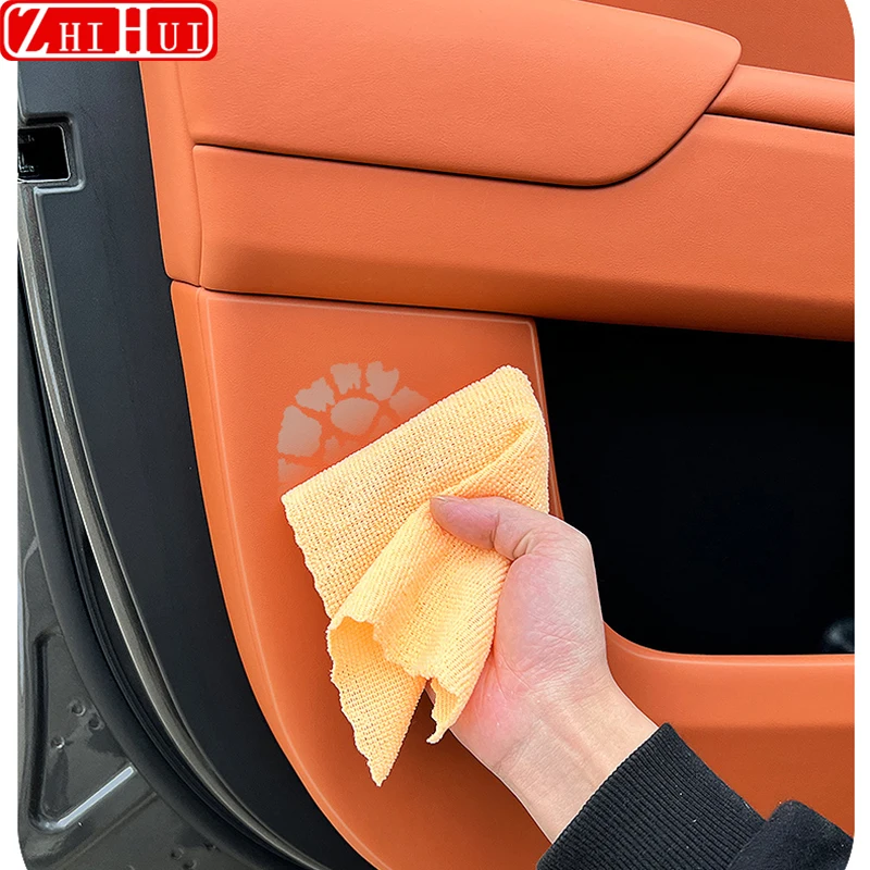 For Li Lixiang L6 L7 L8 L9 Car Styling Leather Door Anti Kick Pad Protection Side Edge Film Protector Stickers Auto Accessories