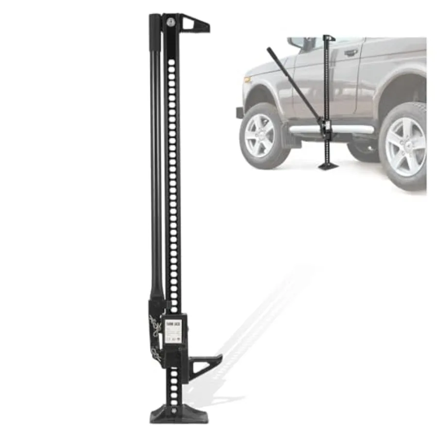 

48" High Lift Farm Jack 7000 Lbs Off Road Farm Jack for Truck SUV and Tractor Heavy Duty Ratcheting Bumper Lift Lift Hght 5.12-