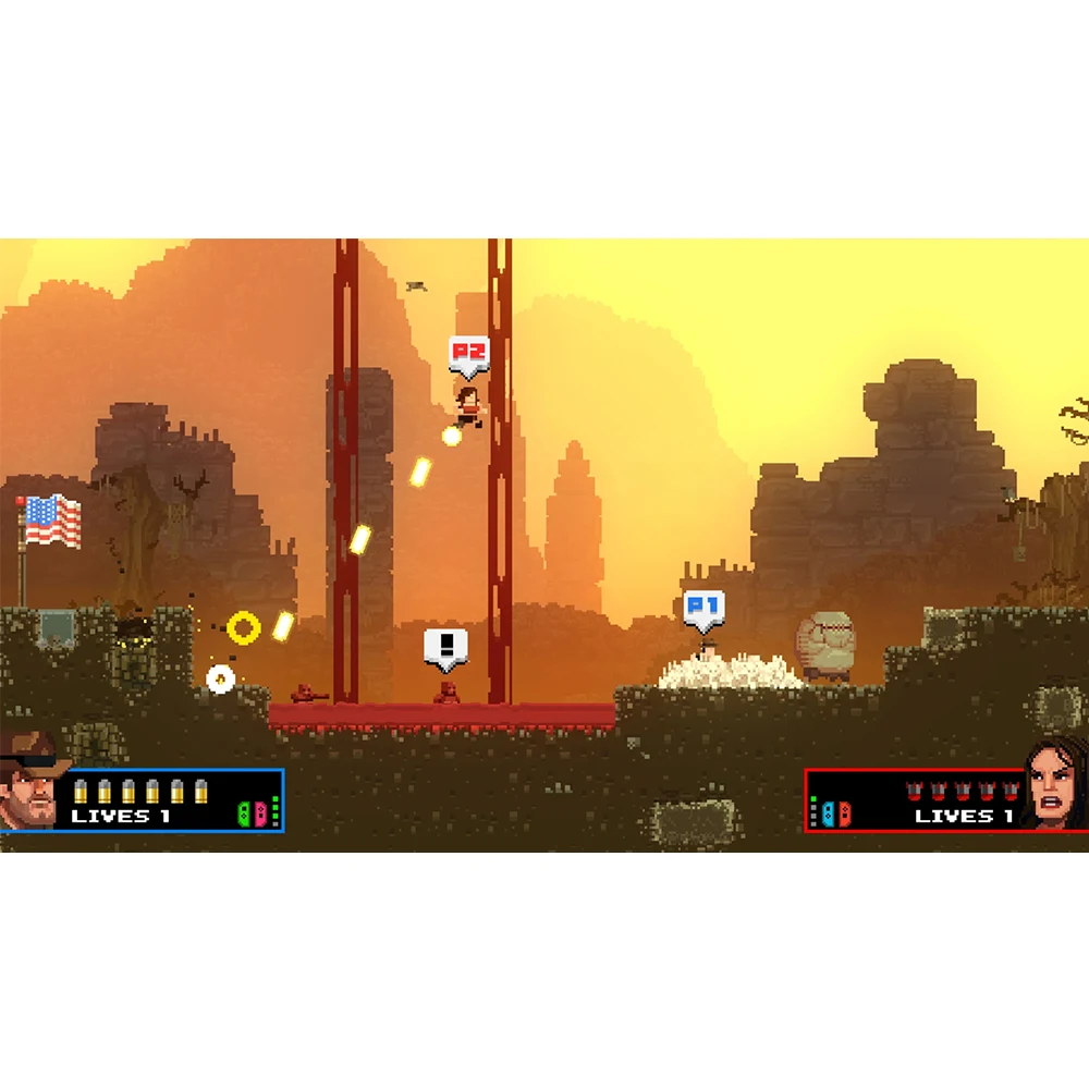 Broforce - بطاقة الألعاب المادية لعبة نينتندو سويتش تدعم لعبة النوع للتصوير من أجل سويتش OLED Lite