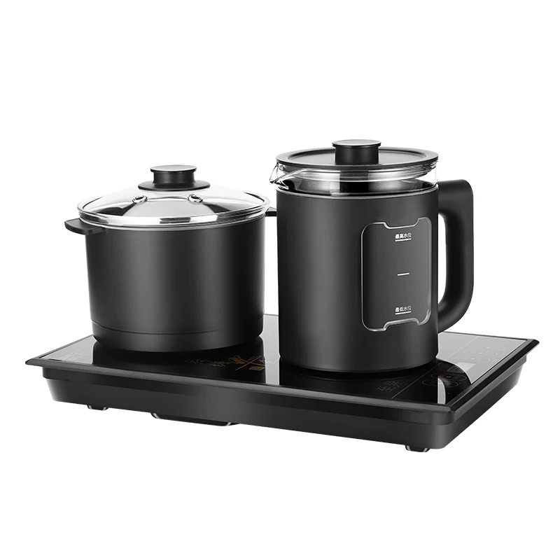

Thin edge, recessed, electric tea stove, fully automatic, bottom water supply, glass, electric heating, kettle, tea table