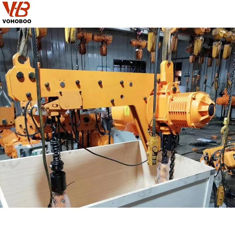 2024 VOHOBOO 1ton 2ton 3ton 5ton HHBB Electric Chain Hoist Crane In Stock Brand Hot Selling