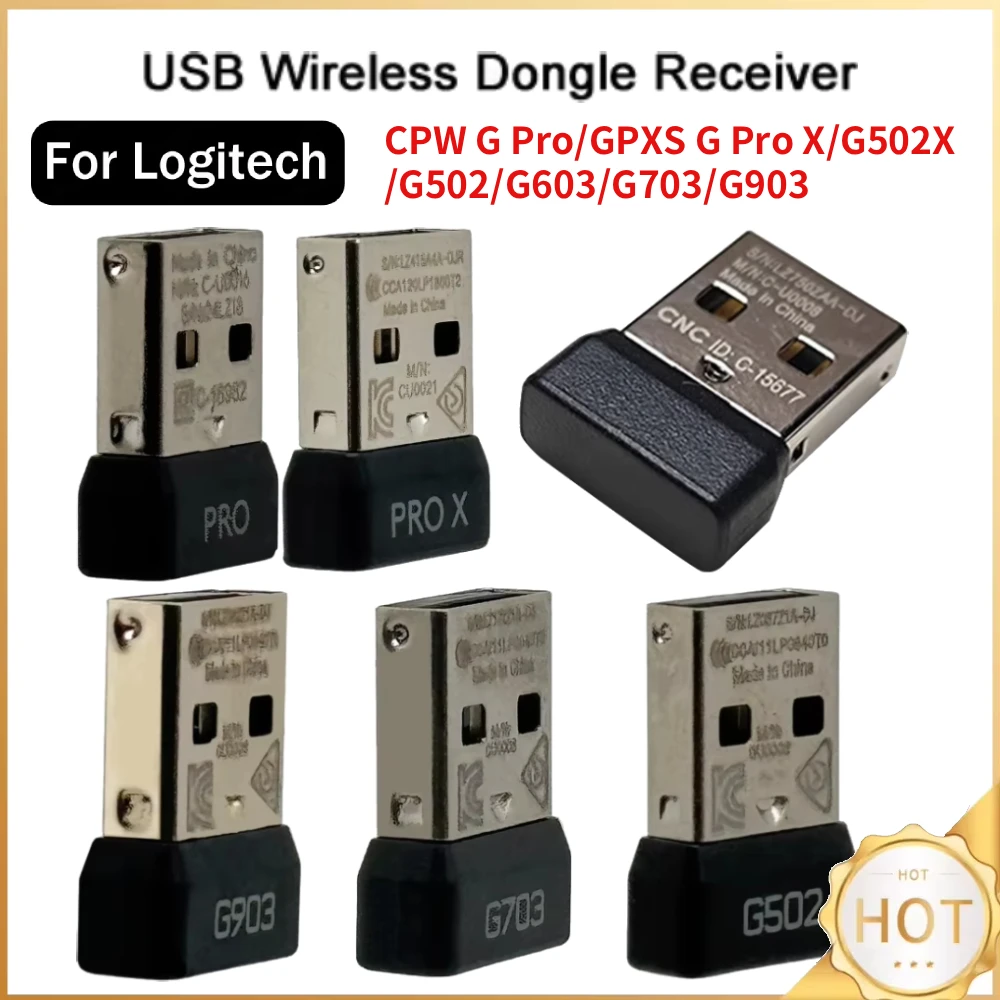 

USB Receiver Smart Wireless Dongle Adapter for Logitech CPW G Pro/GPXS G Pro X/G502X /G502/G603/G703/G903 LogiBolt Mouse Adapter