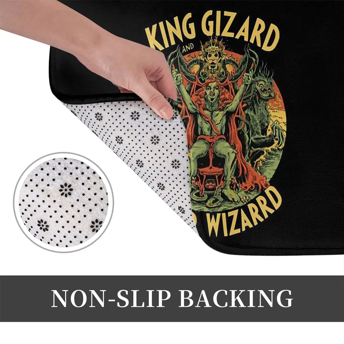 King Gizzard And The Lizard Wizard Oddments Doormat Kitchen Entrance Home Floor Mat Non-slip Carpet Rug for Balcony Footpad Mats - view 3