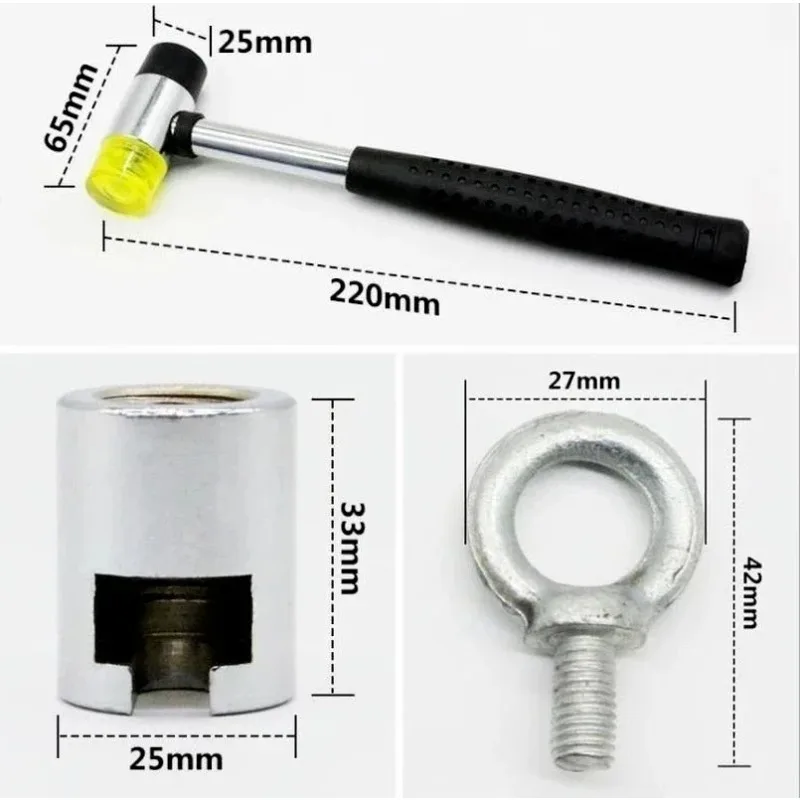 Dent Pull Rod Portable Multi-hook Puller Set Single Leg Leveling Car Repair Point Rod Puller for Spot Welding of The Car Body