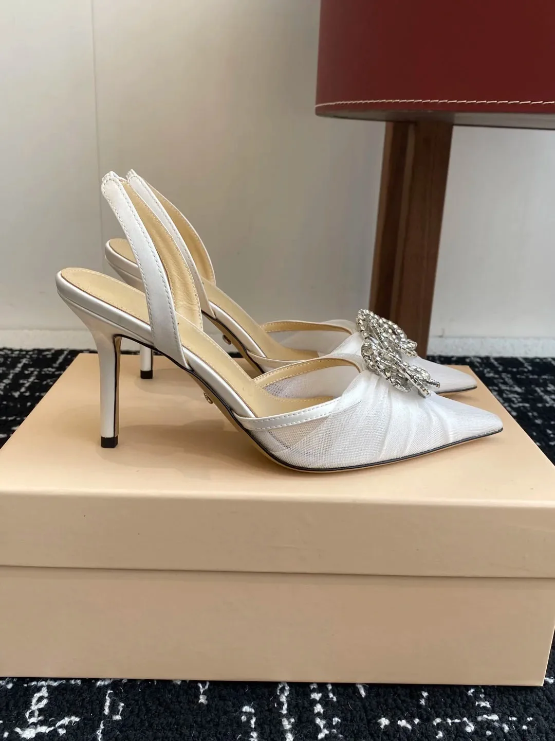 Damenschuhe 85 mm Slingback-Pumps