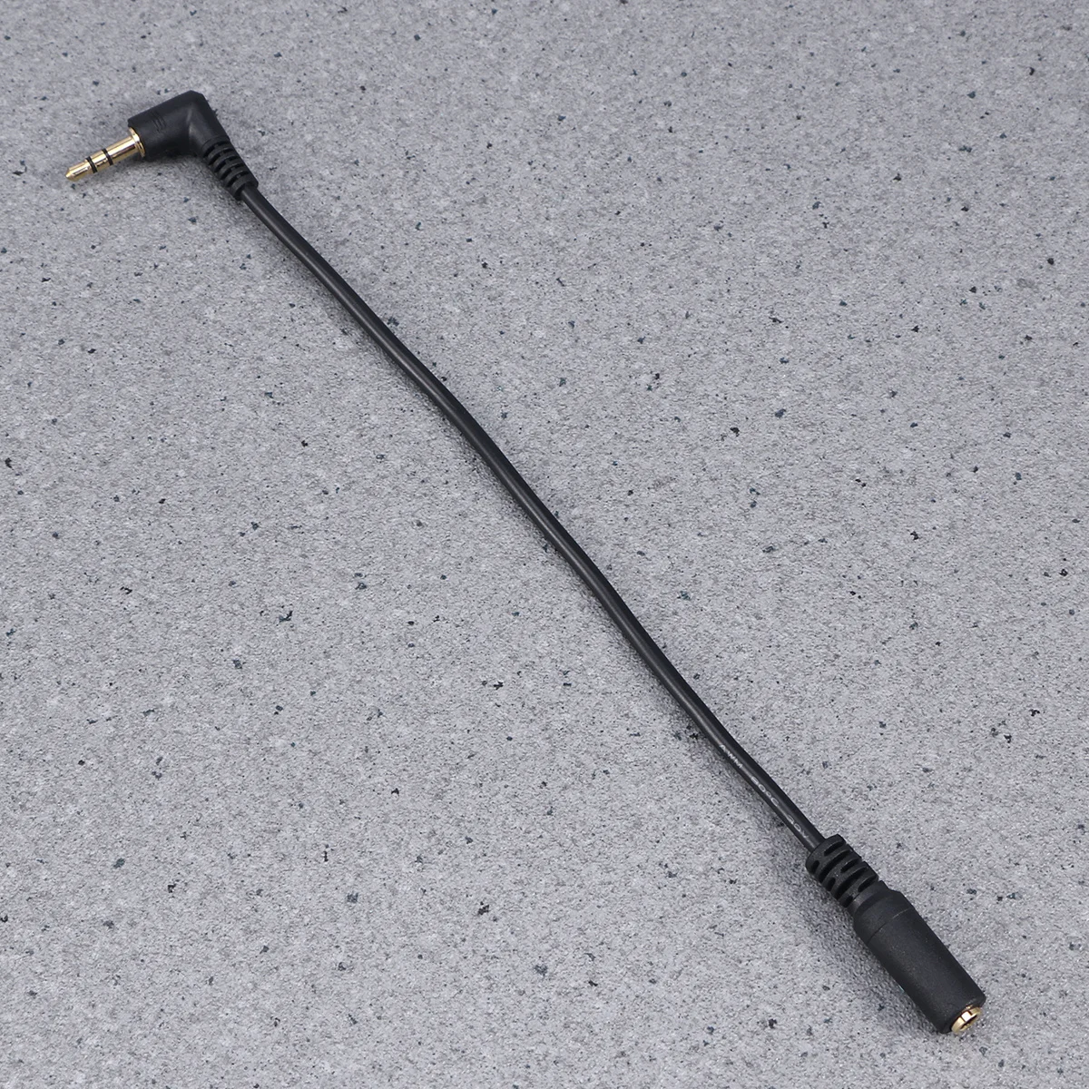 

3pcs 3.5Mm Right Angle Male To Female Headphone Extension Cable For Devices Durable Tpe Aux Cord Stereo Sound