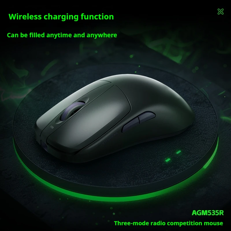 ANTGAMER AGM535R Wireless Mouse Tri Mode 8K Lightweight Low Latency Ergonomics Esports Mouse Custom Gamer Mice Pc Accessories