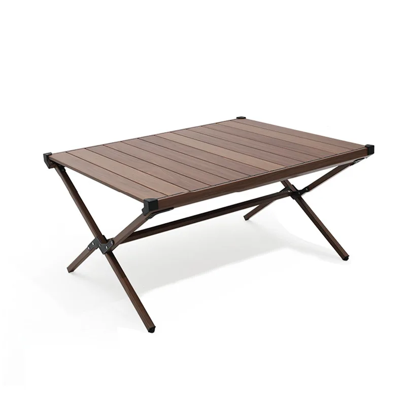 

Outdoor folding tables and chairs aluminum alloy ultra-light portable camping supplies Daquan picnic table egg roll table