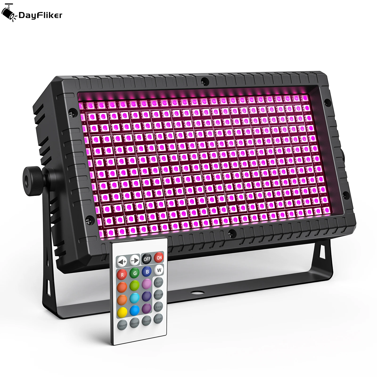 

DayFlicker 60 Вт Мини-светодиодный стробоскоп RGBW 4в1 Wallwasher Light от DMX512 10CH Голосовое управление для вечеринок, концертов, дискотек, диджеев