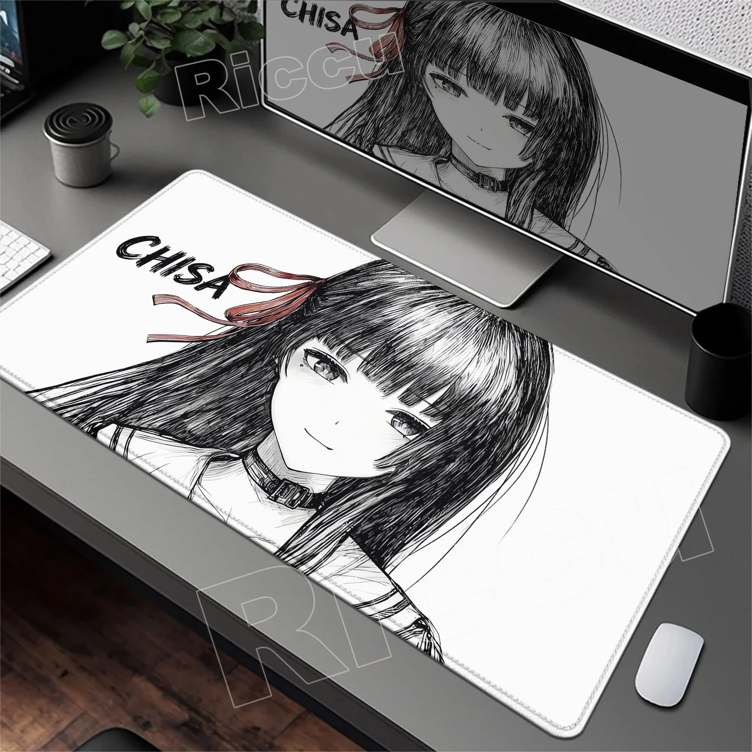 

Chisa Mouse Pad Computer Wuthering Waves Mousepad Laptop Anime Gamer Rubber Keyboard Pad PC Gaming Accessories Desktop Mouse Mat