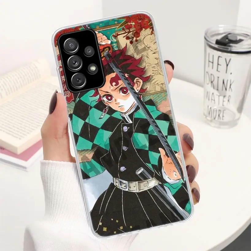 Demon Slayer Blade Comic Phone Case For Samsung Galaxy A50 A51 A70 A71 A40 A41 A31 A30 A21S A20E A10 A11 A6 A7 A8 A9 Plus + Shel