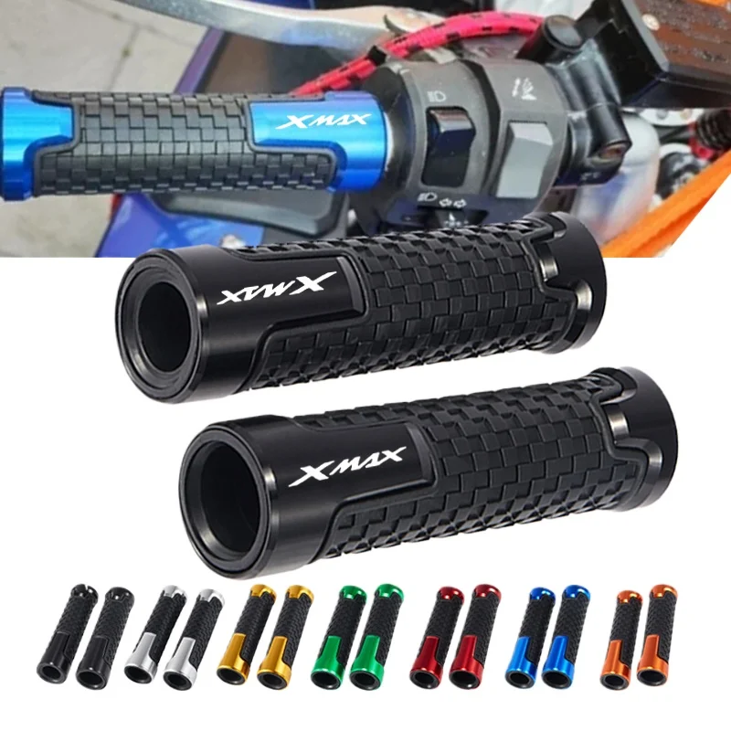 Motorcycle Handlebar Bar Ends Grips For XMAX300, XMAX400, X-MAX, 125, 250, 300, 400, 7/8 Inch, 22mm Accessories