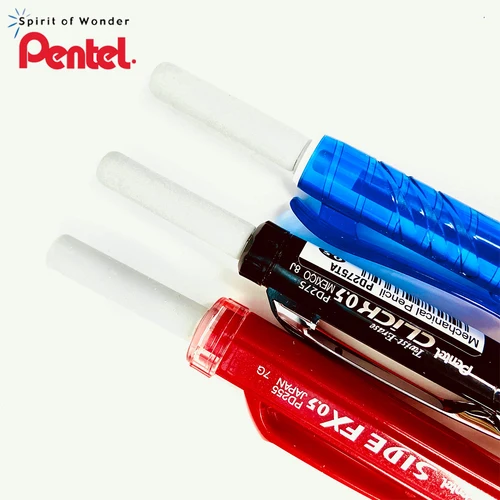 Imagen 2 del producto Borrador de lápiz mecánico Pentel japonés, núcleo de repuesto XE10, aplicable a PD255/PD275/QE415, papelería escolar, 3 unidades por paquete