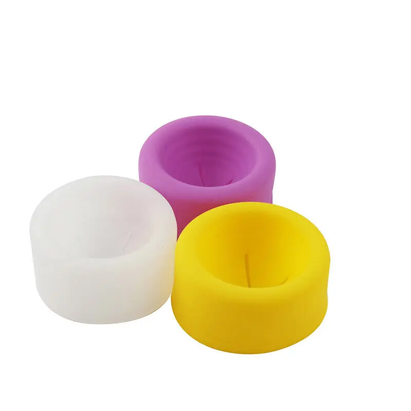 3PC Soft Replacement Suction Donut Sleeve Cover Rubber Seal for Penis Pump Enlarger Device Comfort Vacuum Cylinder Male Sex Toys