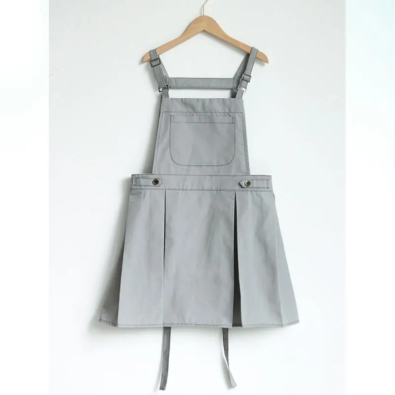 Elegante grembiule femminile per la cucina domestica, ristorante, fiorista, caffè, servizio, uniforme, opzione logo personalizzato