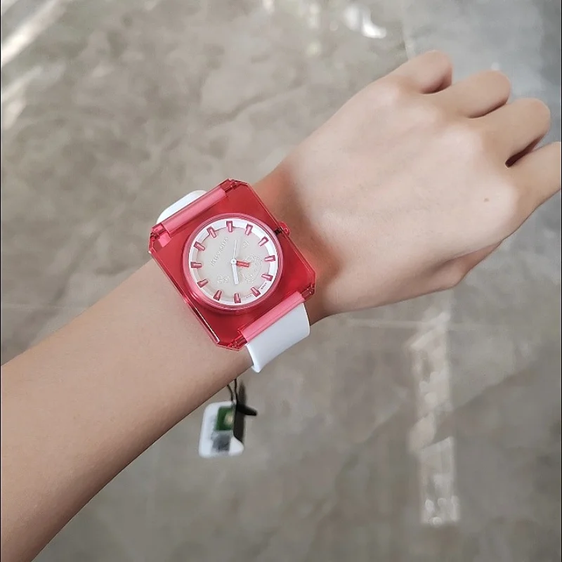 2024 New Hello Kitty Dopamine Watch for Girls High School Students Cute Girls Middle School Student Daily Gift Birthday Gift