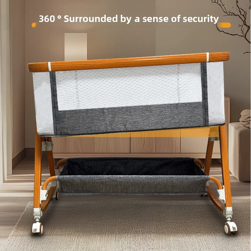 Opvouwbaar draagbaar babybedje Multifunctionele pasgeboren wieg Beweegbaar babybedje Afneembaar voor co-slapen
