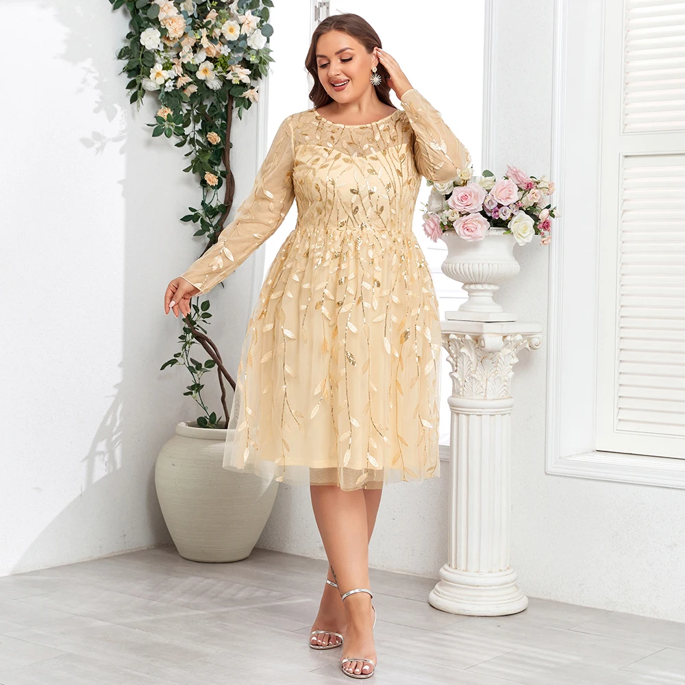 2024 heißer Verkauf Meerjungfrau Abendkleider Oansatz Volle Hülse Tüll Stickerei Lange Party Kleid Elegante Formale Kleid – Detail 23