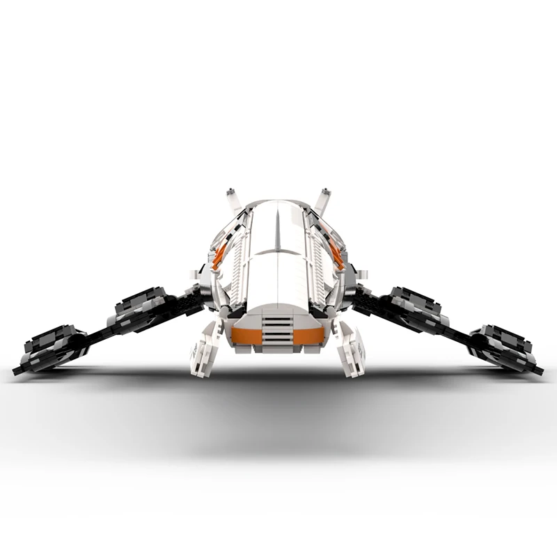 MOC Massseds SR-2 السفن المرجعية ألعاب مكعبات البناء عدة تأثيرات لعبة السفن الفضائية المقاتلين سفينة حربية الطوب لعب الاطفال الهدايا