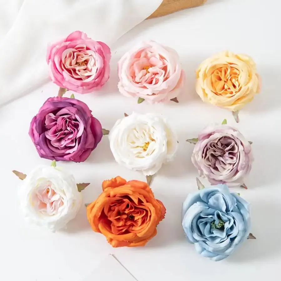 

10pcs Silk Peony Artificialflower Home Outdoor Garden Festival Wedding bridal bouquet Decor Christmas Wreath DIY giftbox Hotsale