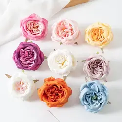 Silk Peony Artificial flower Home Outdoor Garden Festival Wedding bridal bouquet Decor Christmas Wreath DIY gift box Hotsale