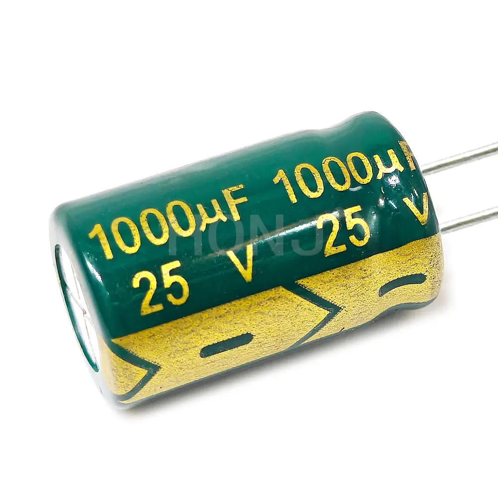 20PCS 25V1000uf 10x17mm Aluminum Electrolytic Capacitor 1000uf25v 25v 1000uf 25wv 1000mf 25vdc 1000MFD 25v1000mf 1000mf25v ±20%