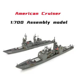 1/700 American Missile Cruiser Model Kits Destroyer Assembly Warship Model Toy