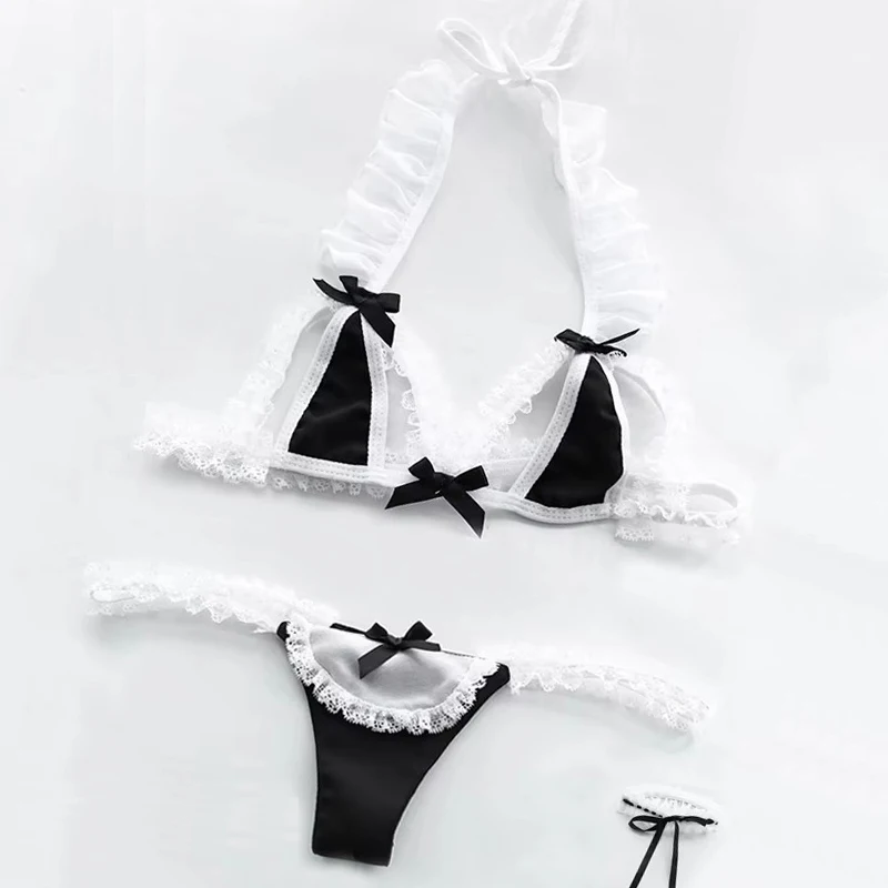 AniLV Japanese Anime Lolita Girl Maid Underwear Uniform Sexy Lingerie Temptation Pajamas Erotic Outfit Cosplay Costumes