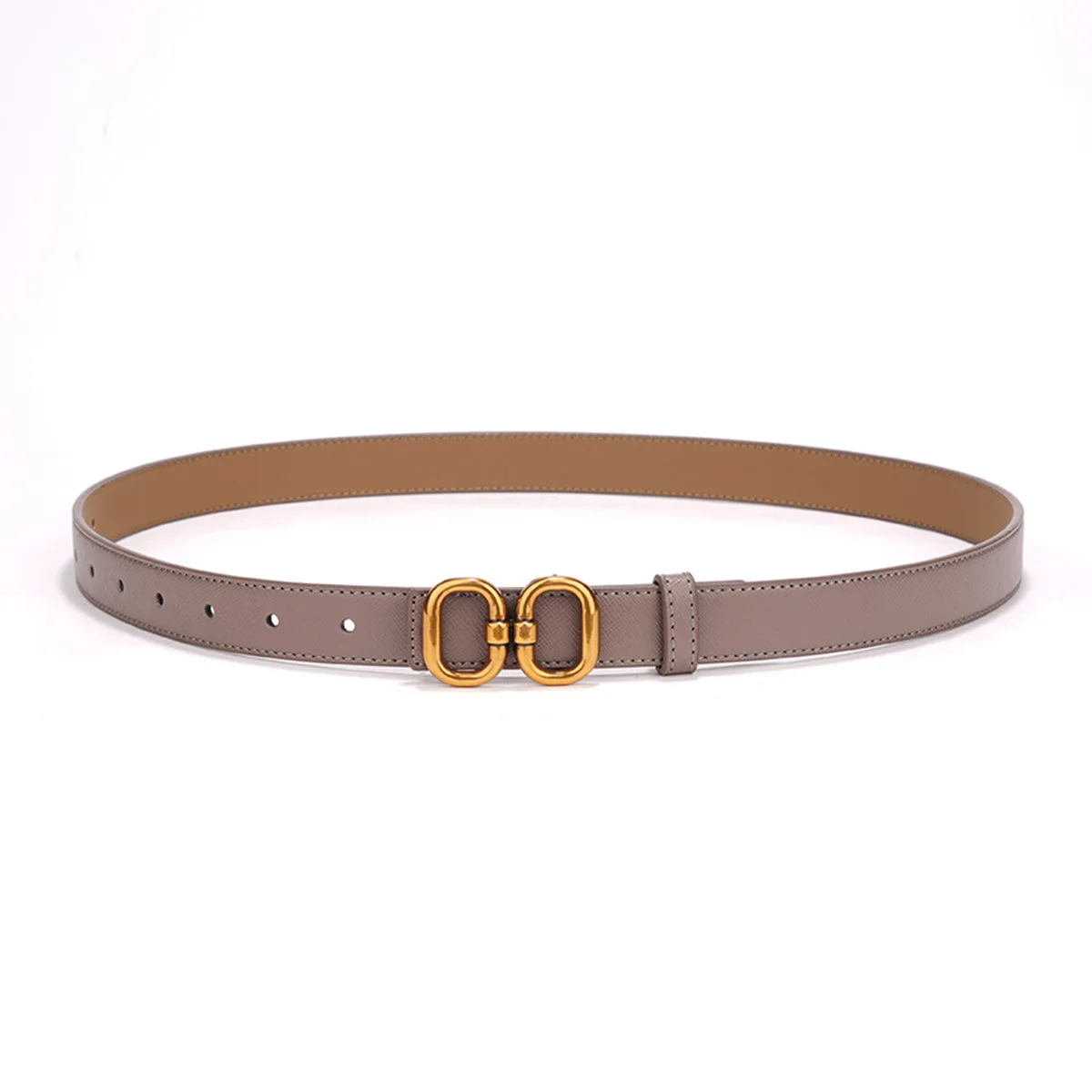 

2025 Новый стильный женский ремень из натуральной кожи с металлической пряжкой Ins Style Высококачественные джинсы в тон Юбка Ремень из натуральной кожи Брюки Ремень женские украшения