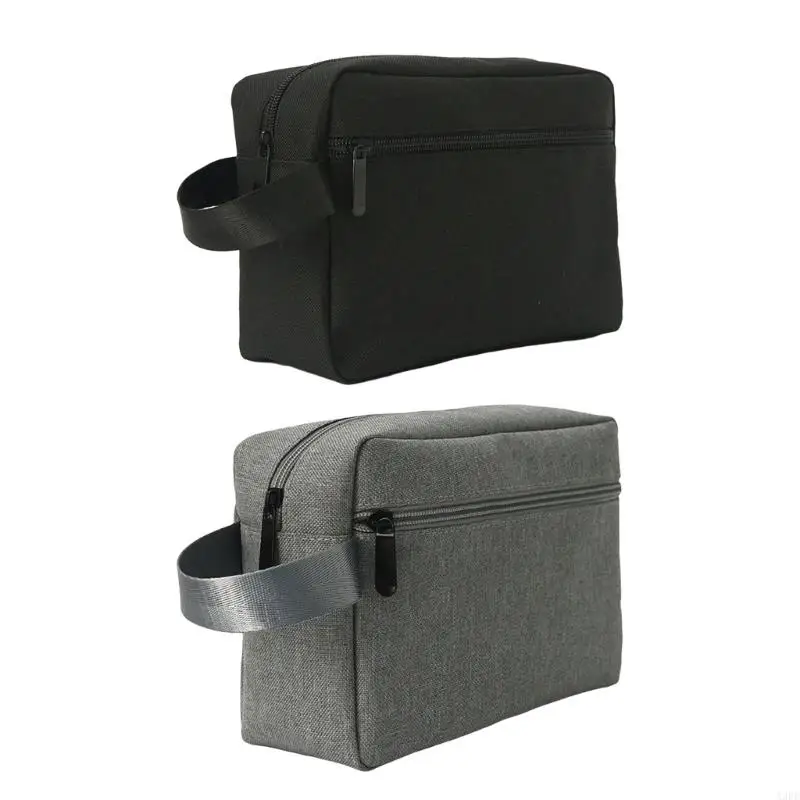 

A3PE Cosmetic Bag Polyester Zippered Large Cosmetic Pouches For Traveler And Business Professionals Toiletries Organized