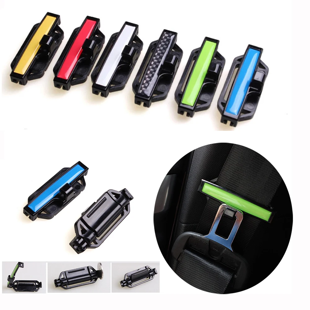 2pcs Car Baby Seat Safe Belt Clip Fixed Auto Seat Buckle Anti-Clip Strap Lock Fitted Slip-Resistant Attaching Clamp