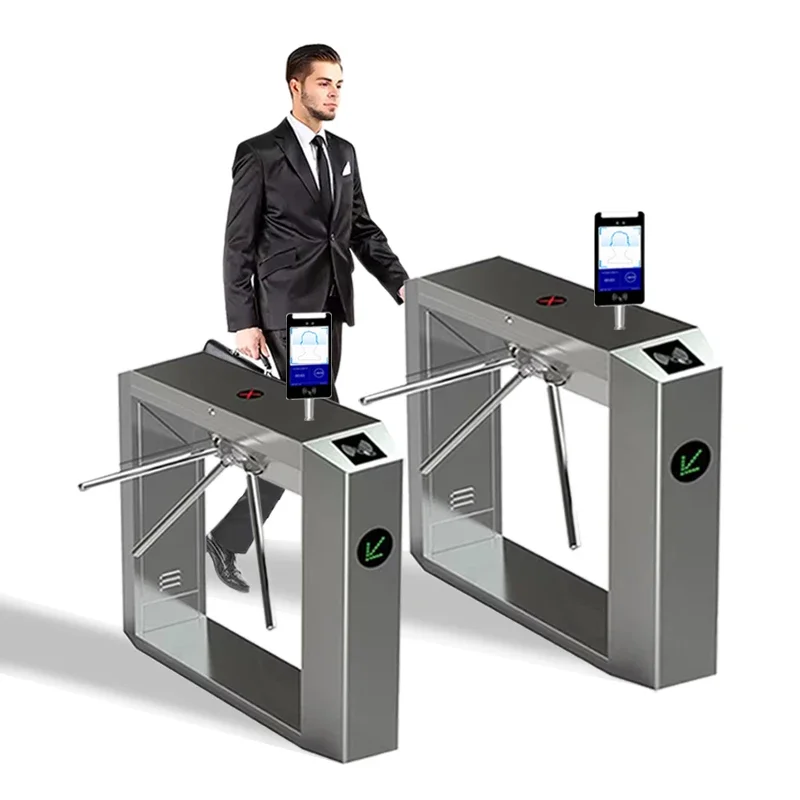 RFID Fingerprint Scanner Security Torniquete de Acceso Swing Barrier Speed Gate tornello system