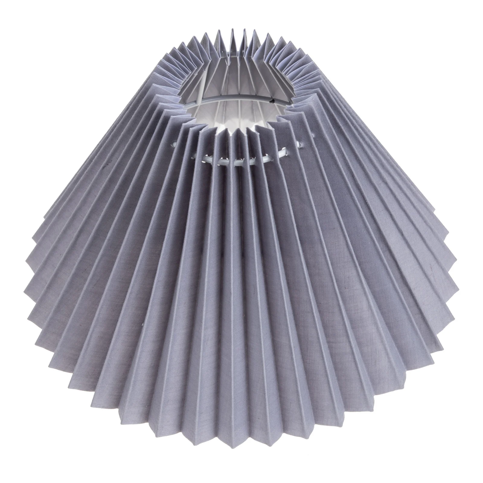 

Pleated Lamp Shade Lampshade Black Table Small Shades Menorah Light Bulbs Grey Iron