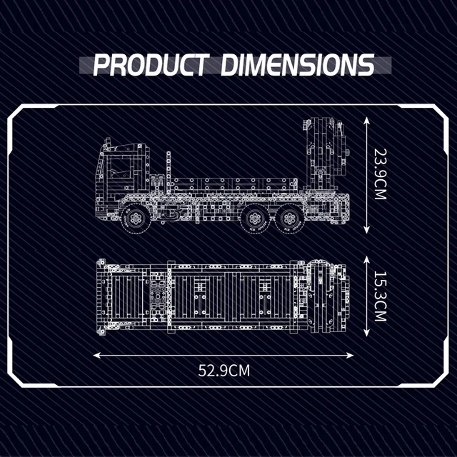 Mal King 17063 Technische Auto Bouwsteen Afstandsbediening Vrachtwagen Gemonteerde Kraan Model Assemblage Baksteen Speelgoed Kids Kerstcadeau